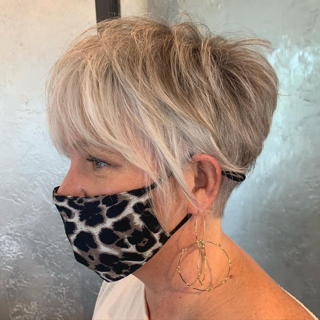 Effortless Ash Blonde Pixie