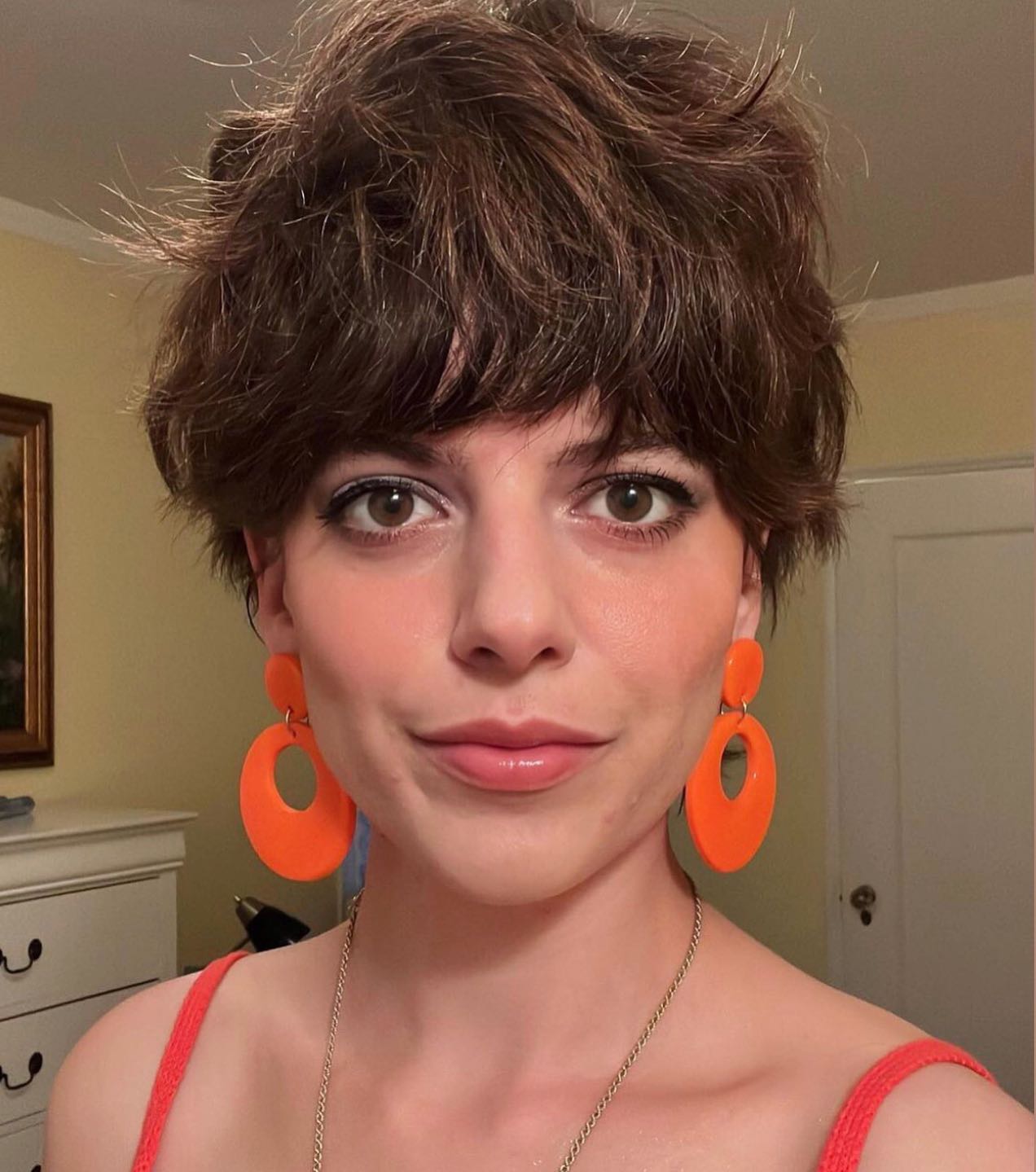 Effortless Bowl Cut Shag for Thick Hair