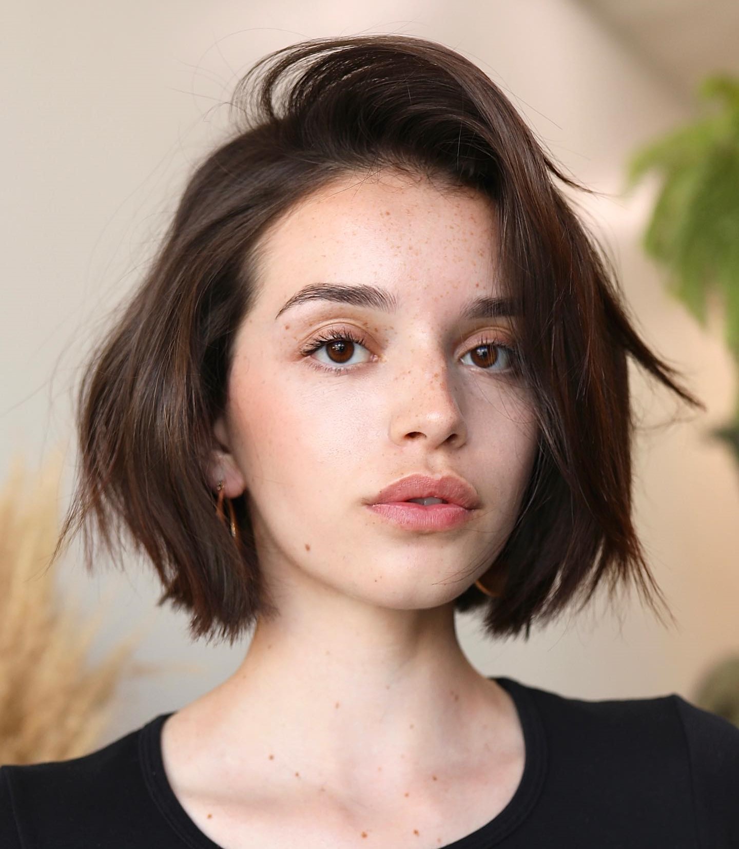 Modern Chin-Length Bob for Thin Hair