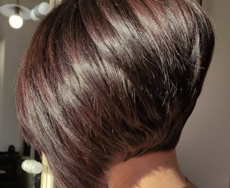 Elegant Stacked Inverted Bob
