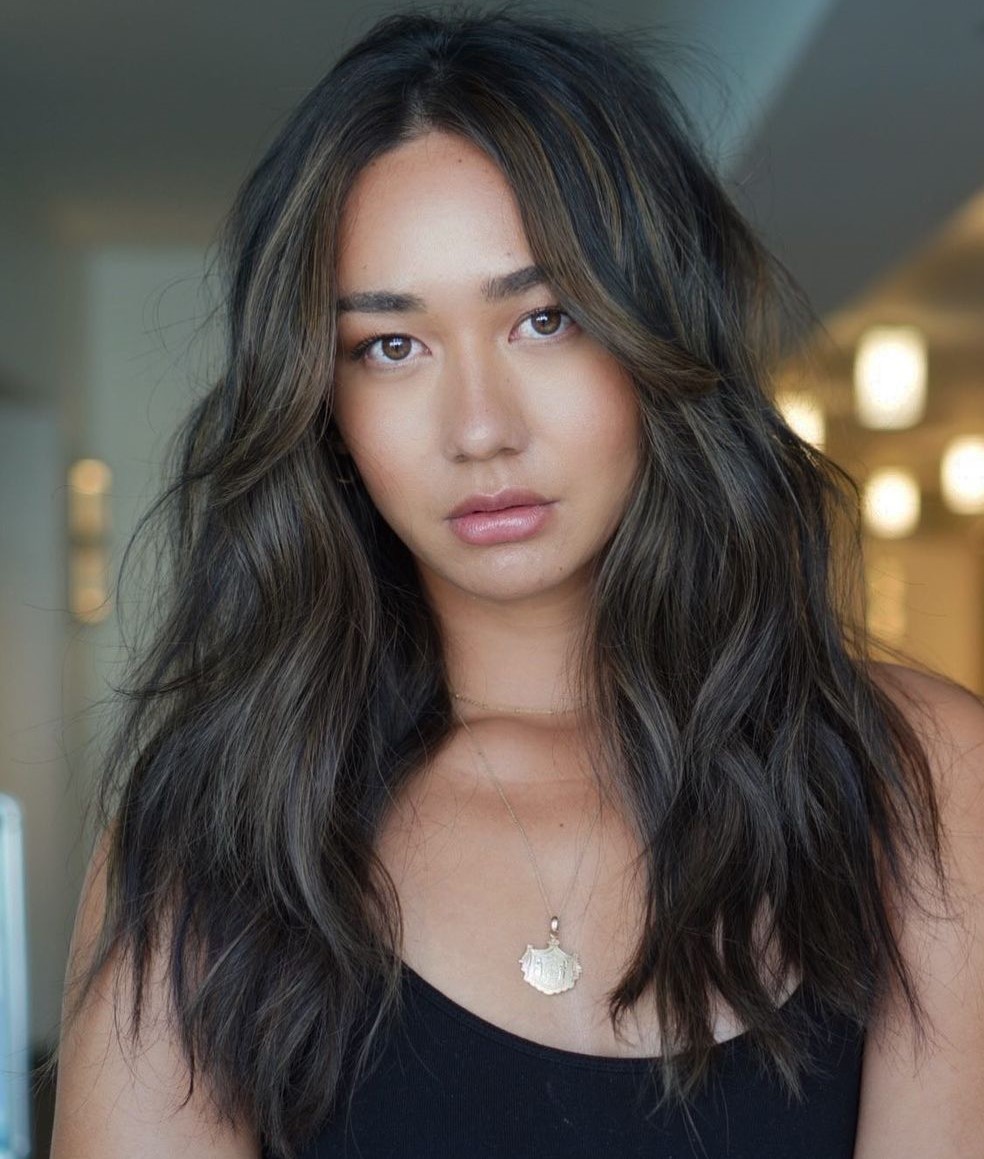 Long Layered Cut for Thick Hair