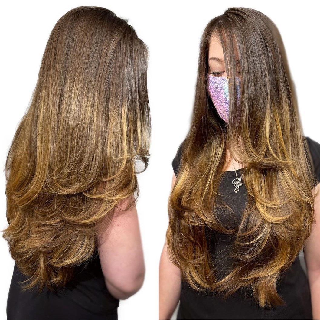 Long Straight Hair with Layers