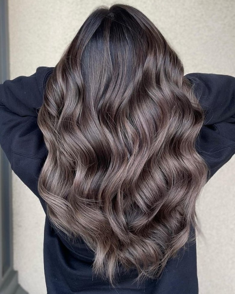 Mocha Brown Hair with Babylights