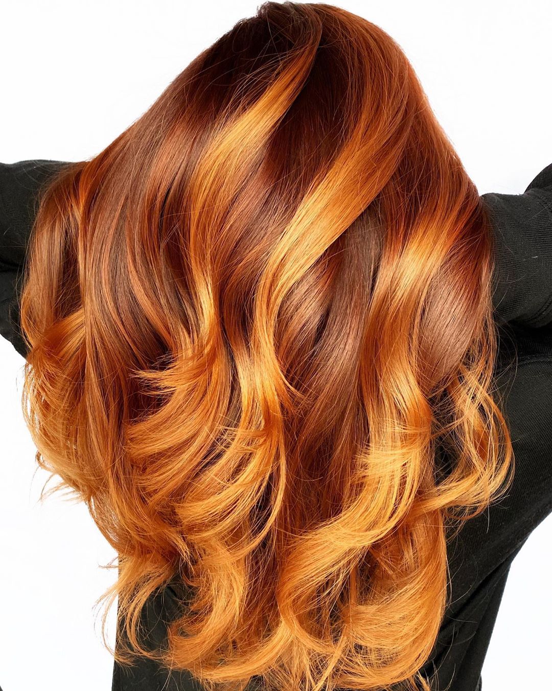 Light Copper Highlights for Red Hair