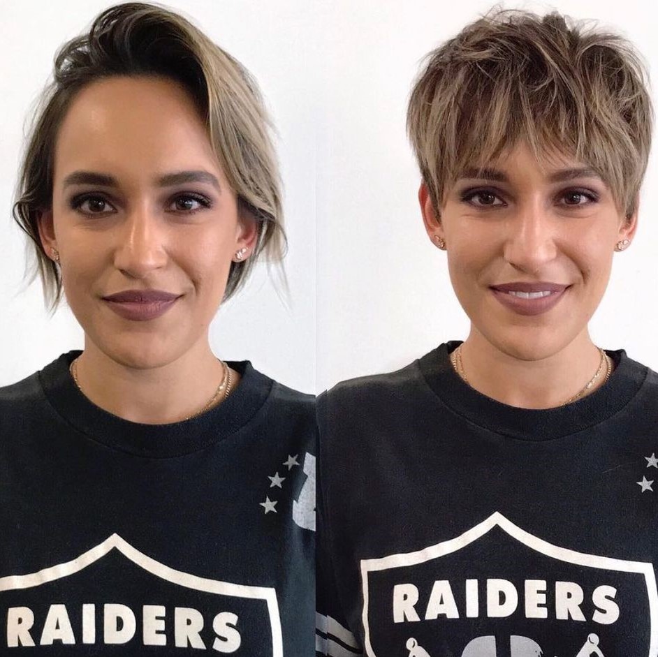 Layered Pixie for Fine Hair