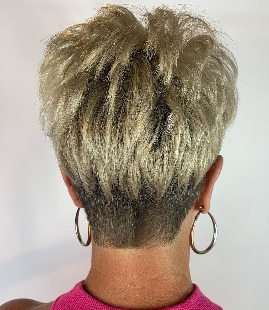 Low-Maintenance Pixie for Thick Hair