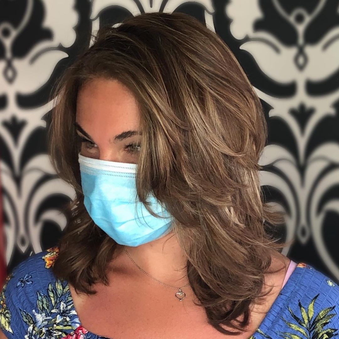 Shoulder-Length Hair with Choppy Layers