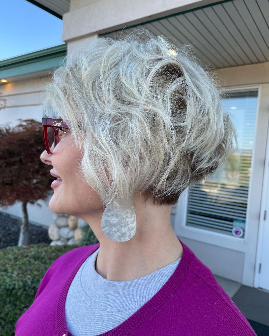 Short Blonde Undercut Hair