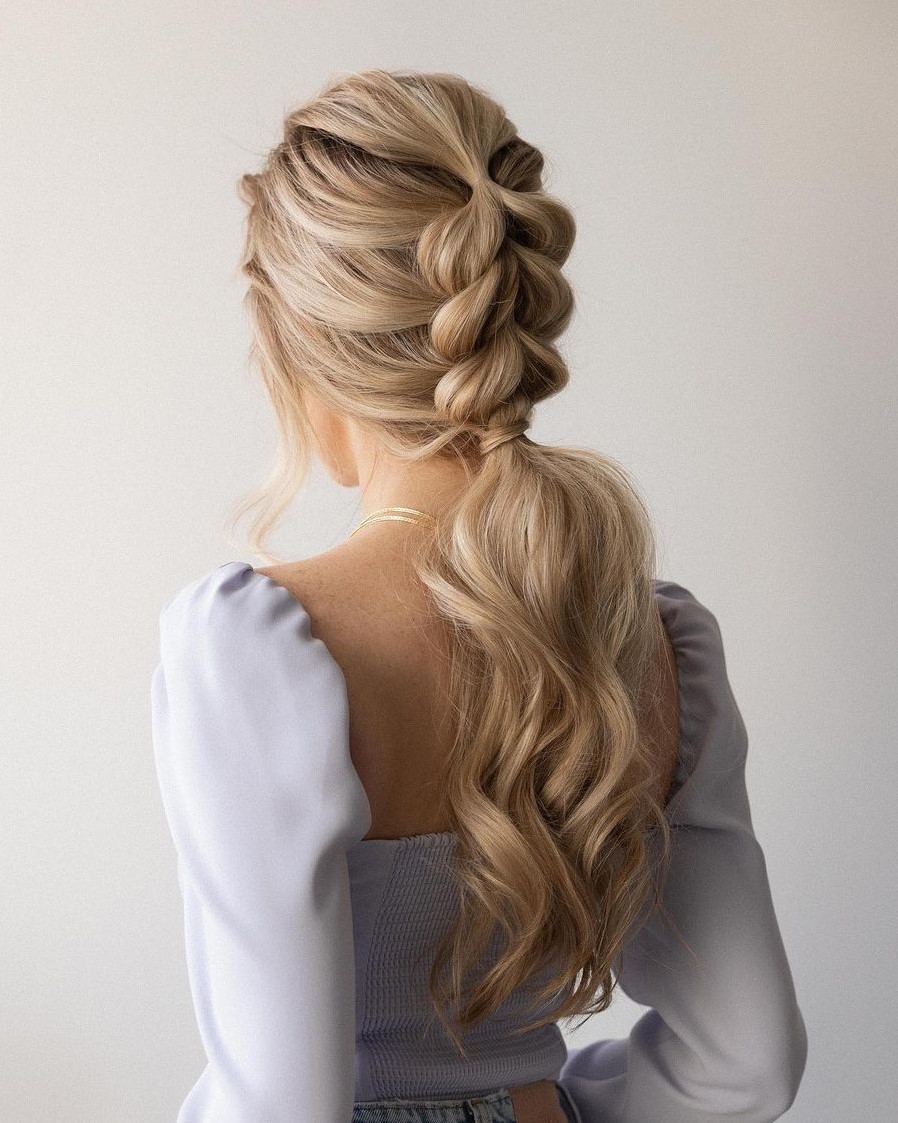 Easy Long Hairstyle with a Braid