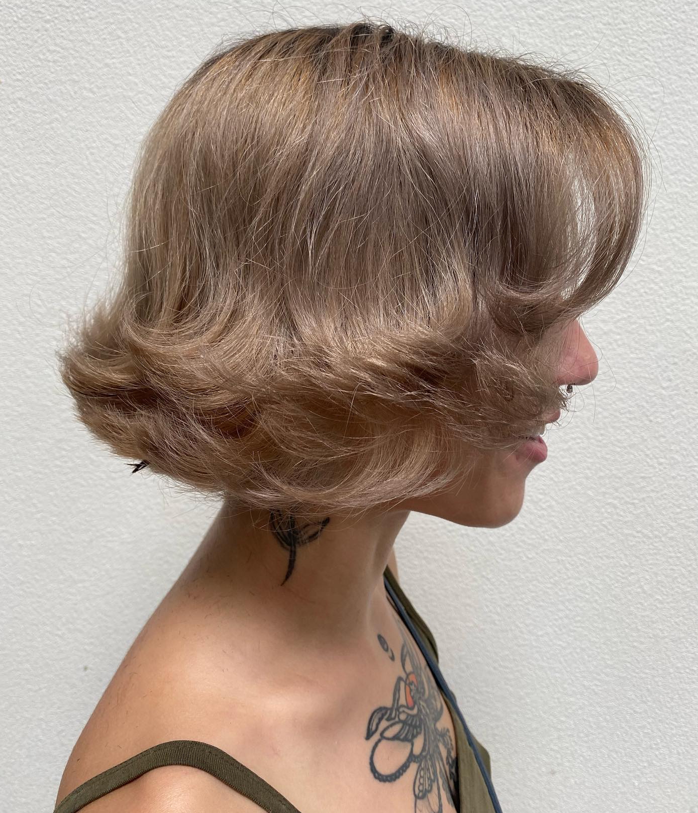 French Bob with Flicked Ends