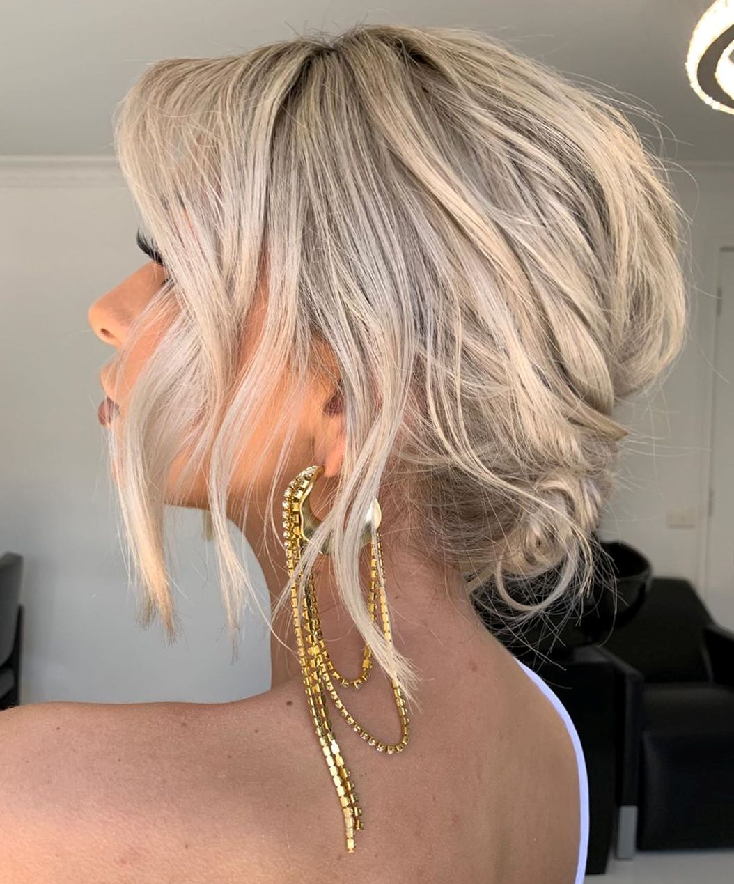 Messy Bun for Short Hair