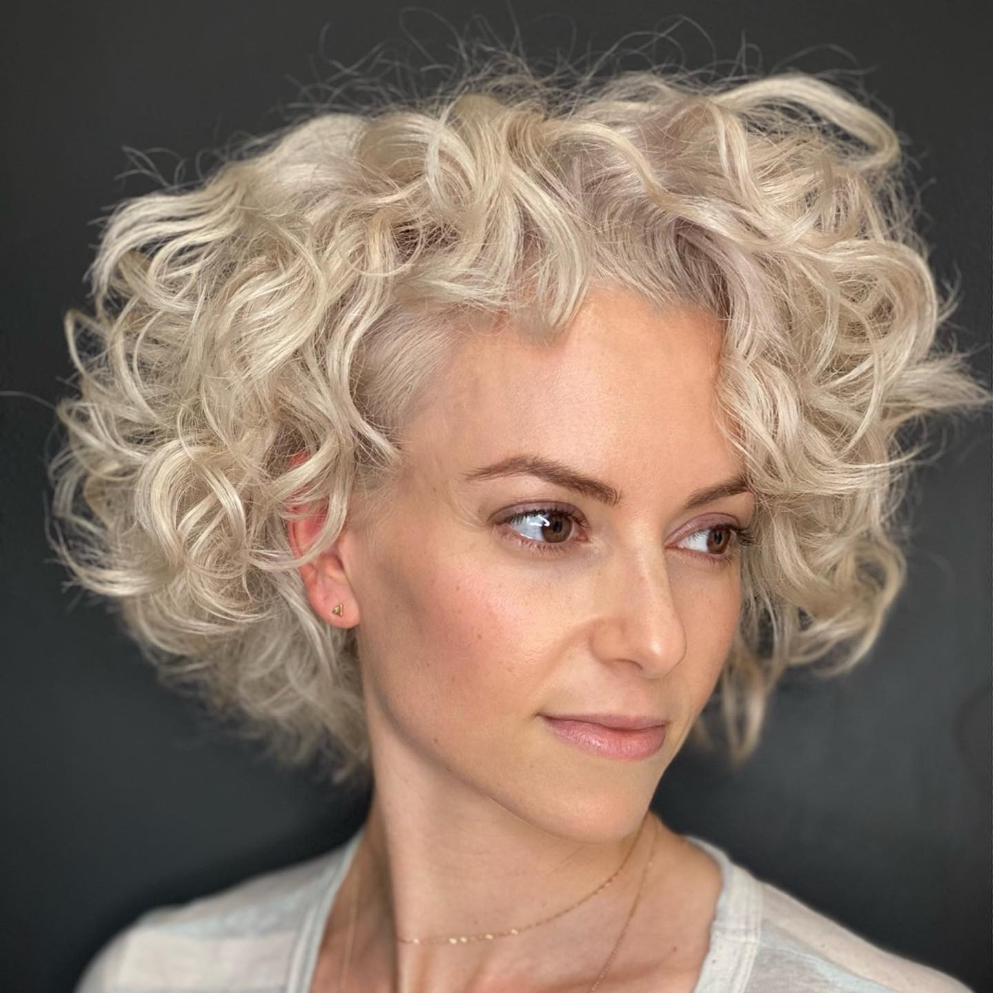 Short Curly Bob Rezo Hairstyle