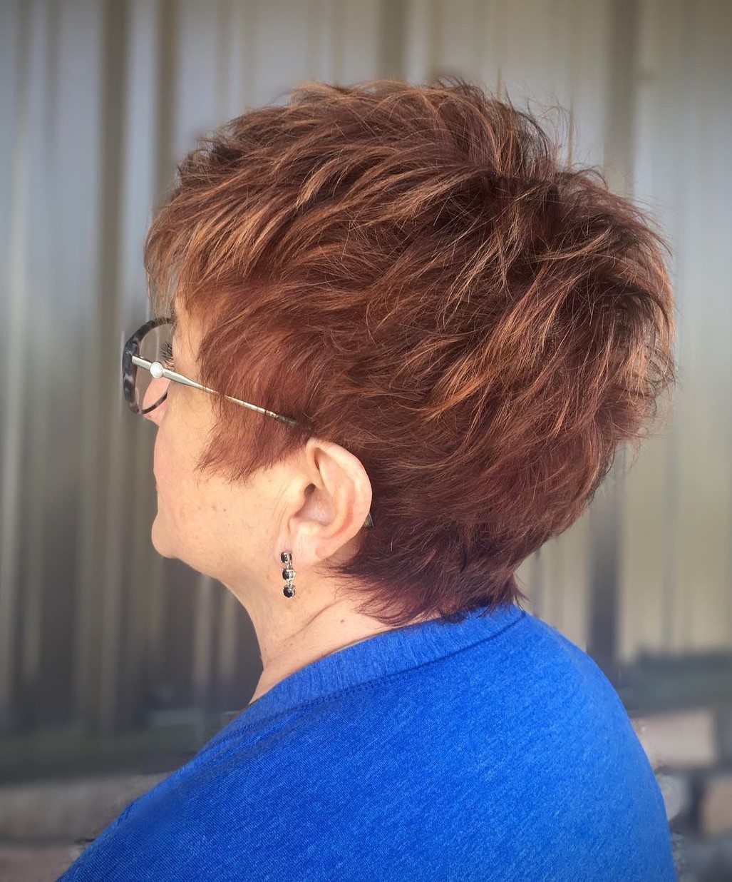 Short Soft Feathered Pixie Over 50