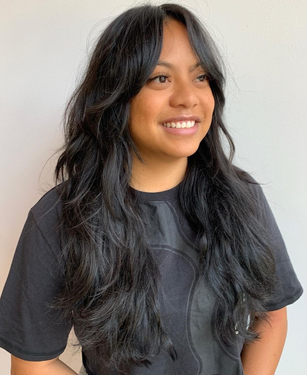 Modern Long Shag with Razor-Cut Layers