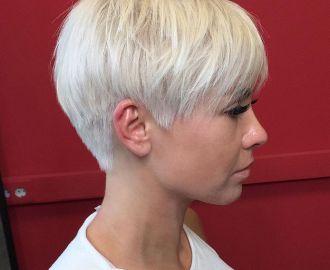Short Feathered Pixie Cut