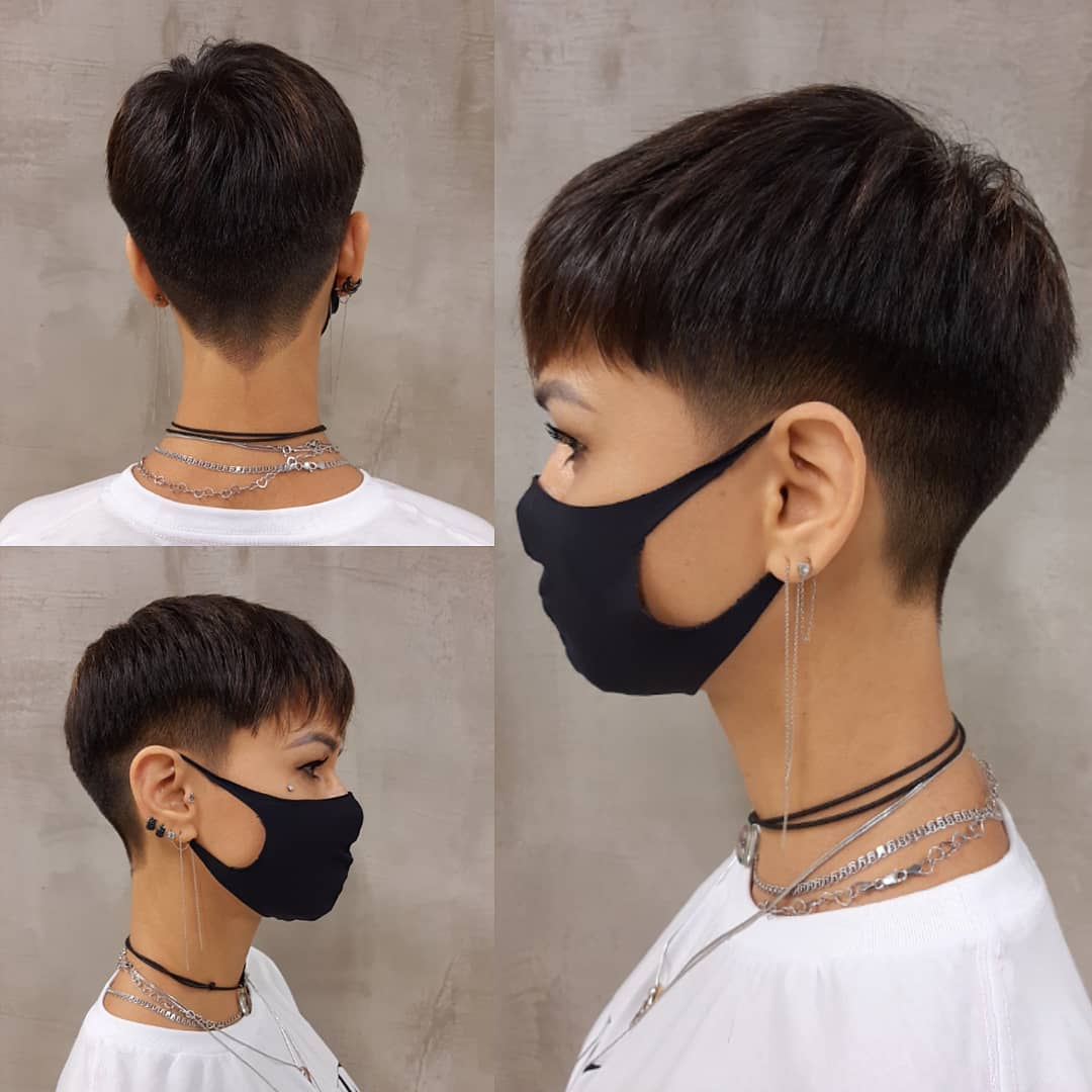 Eye-Catching Tapered Pixie