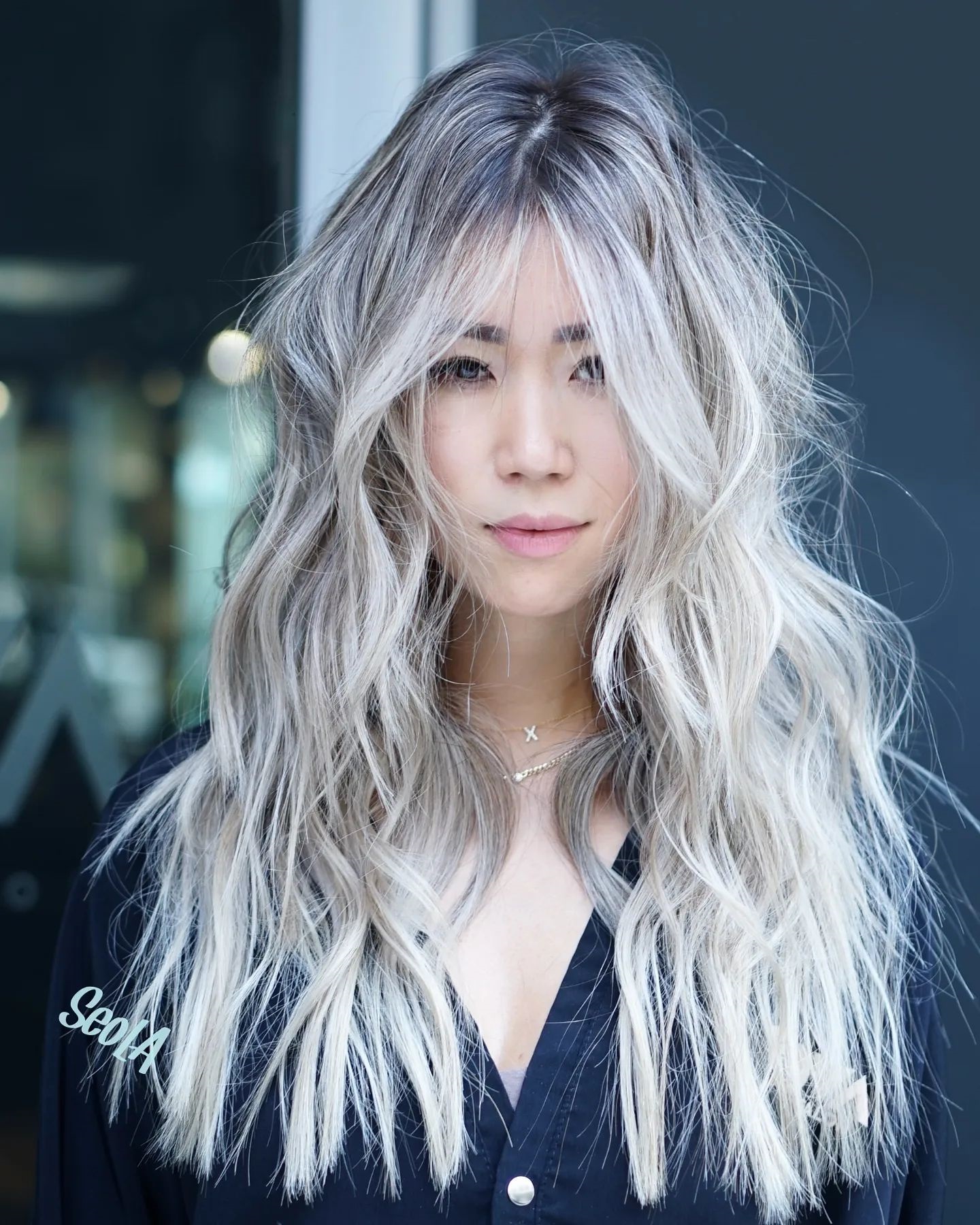 Platinum Highlights and Gray Lowlights