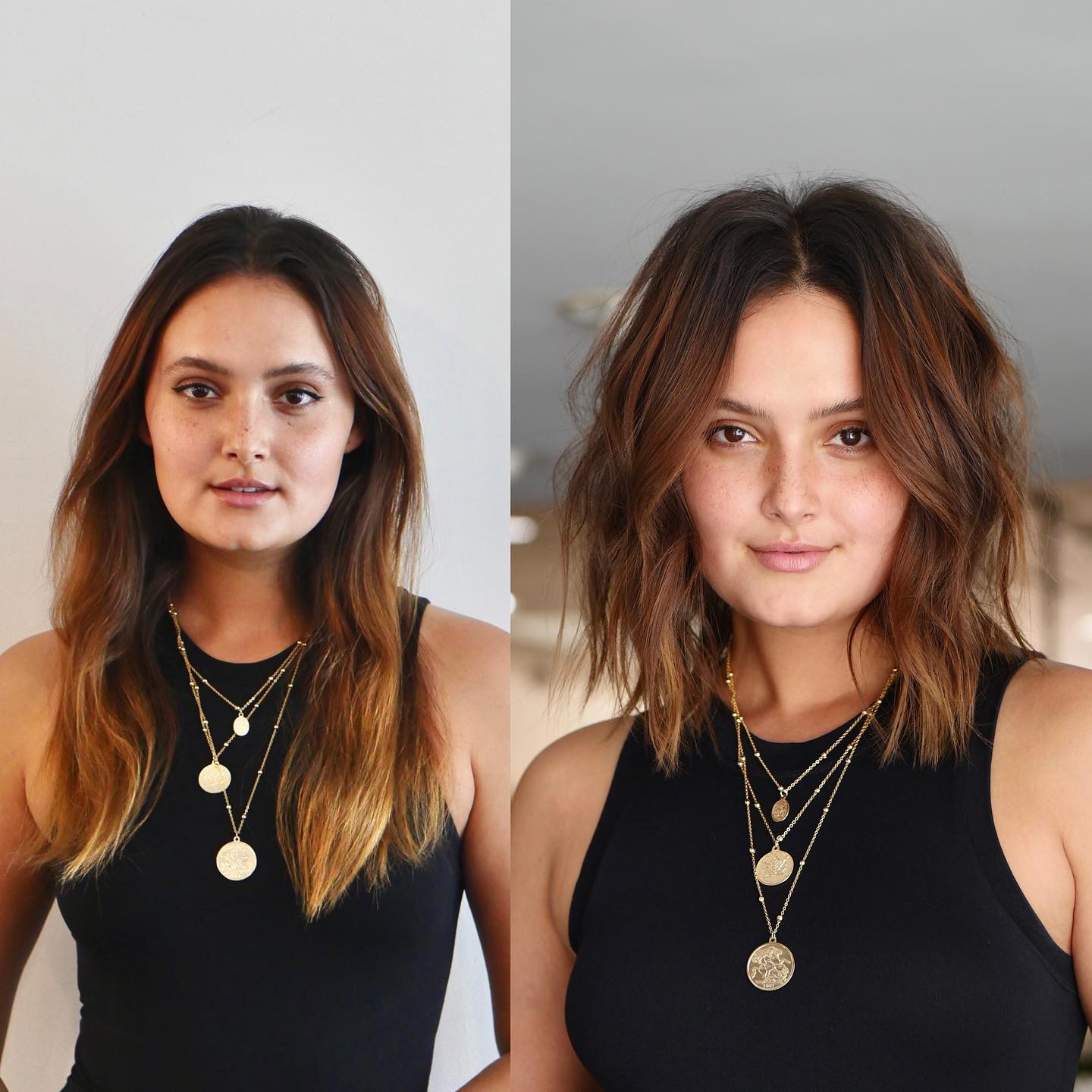 Messy Lob for Square Faces