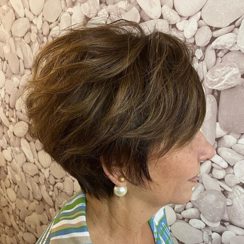Youthful Short Pixie Hairstyle