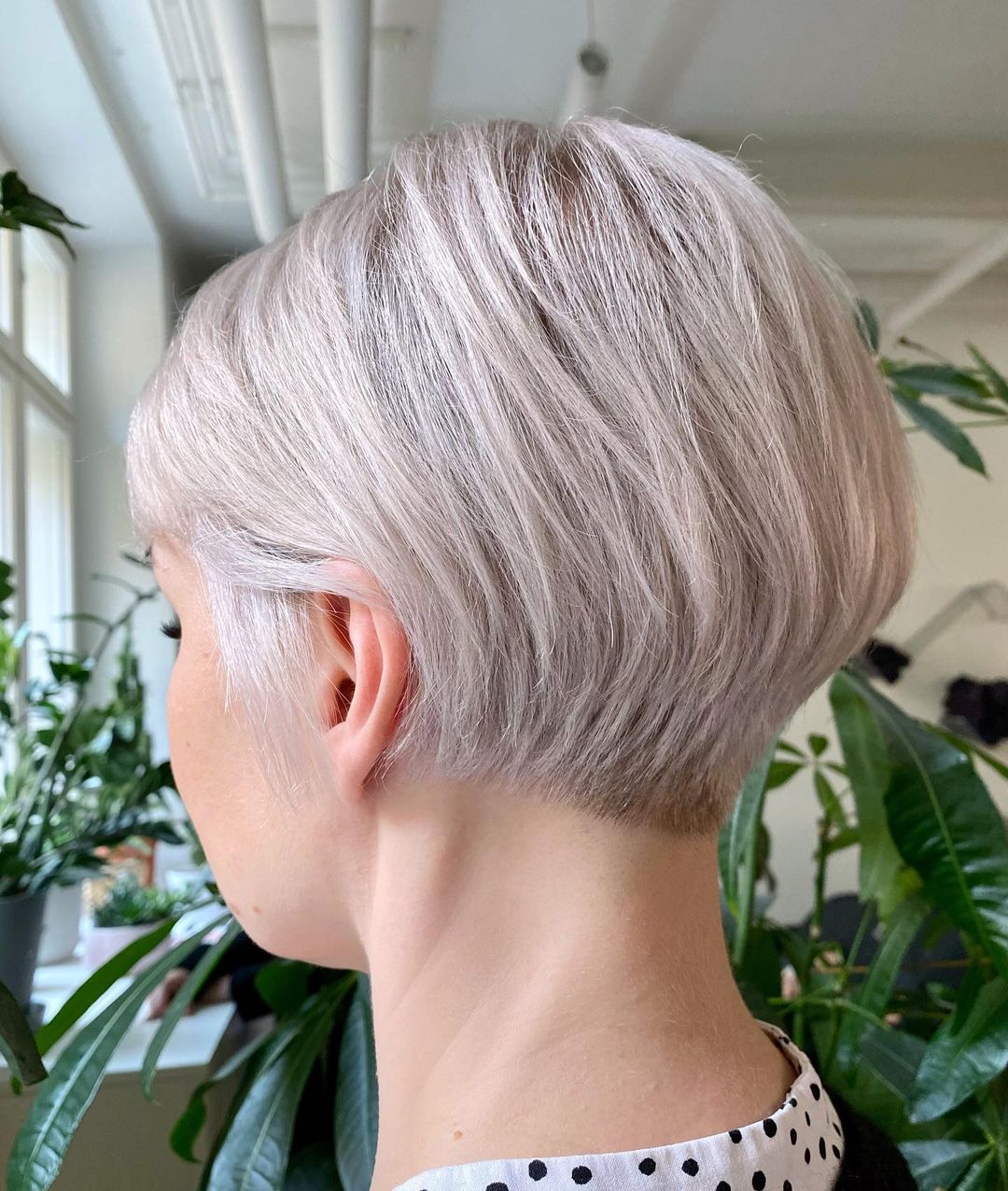 Cute Stacked Bob for Short Hair