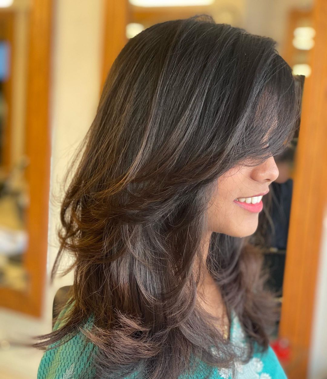 Cute Shoulder-Length Layered Hairstyle