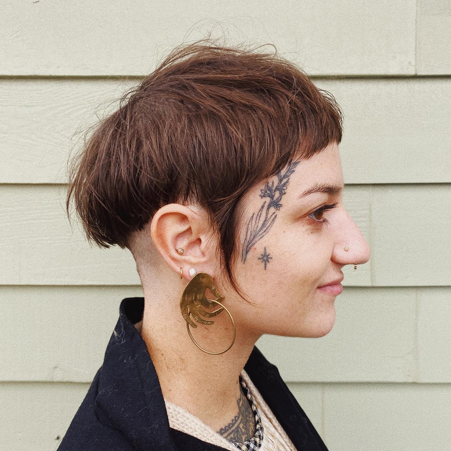 Funky Messy Bowl Cut with Micro Bangs