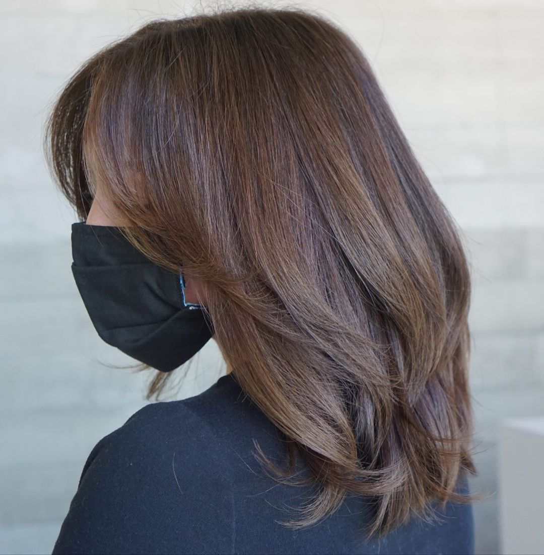 Medium Haircut with Layers