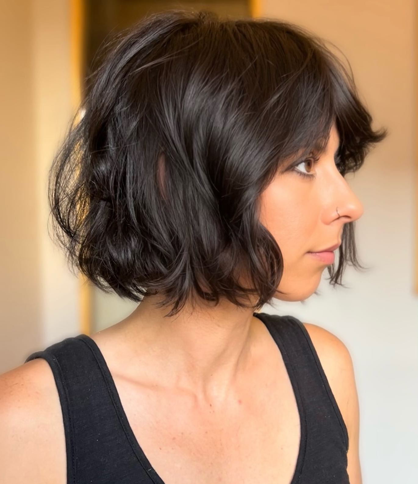 French Bob for Wavy Hair