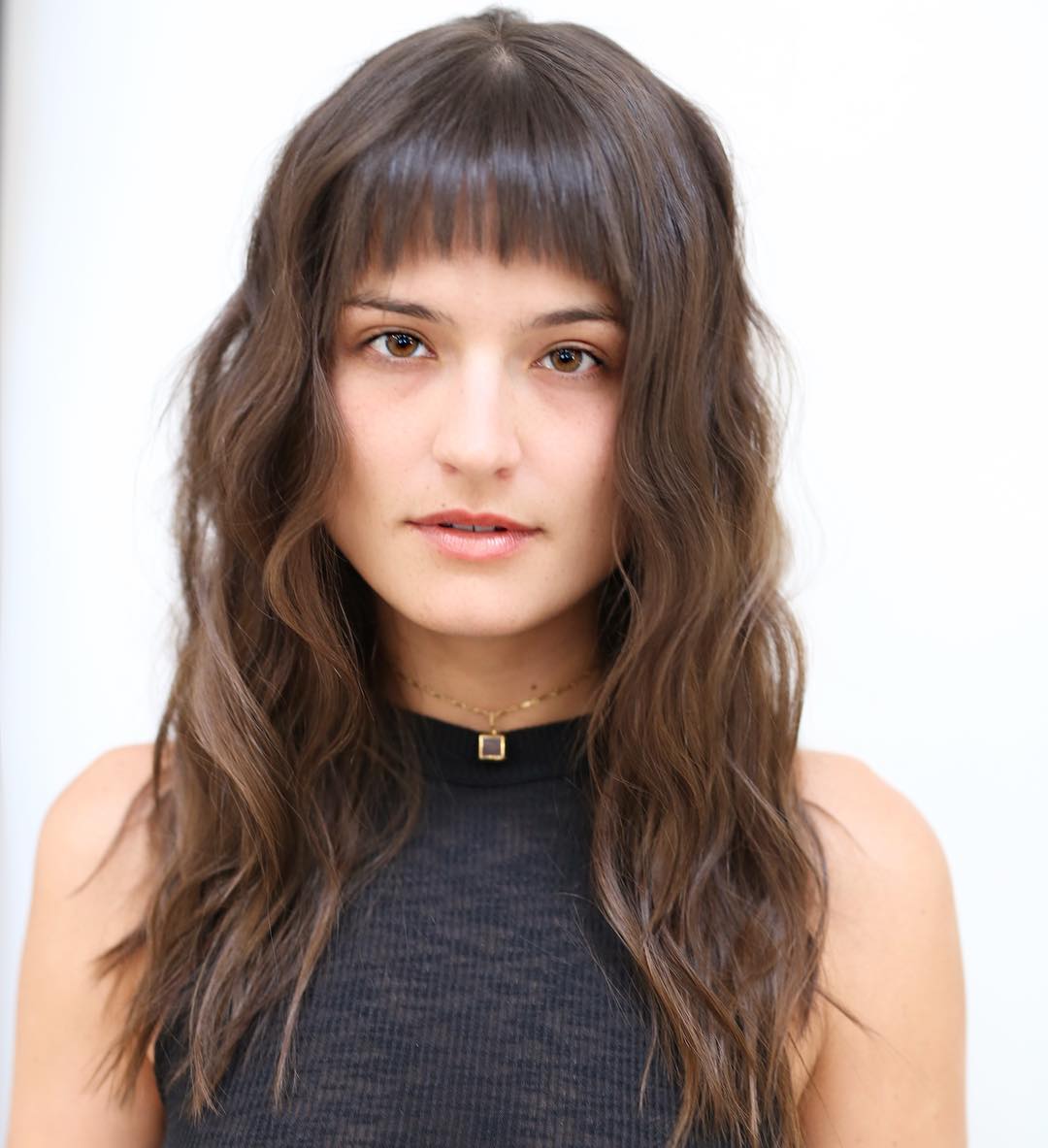 Baby Bangs for Square Face