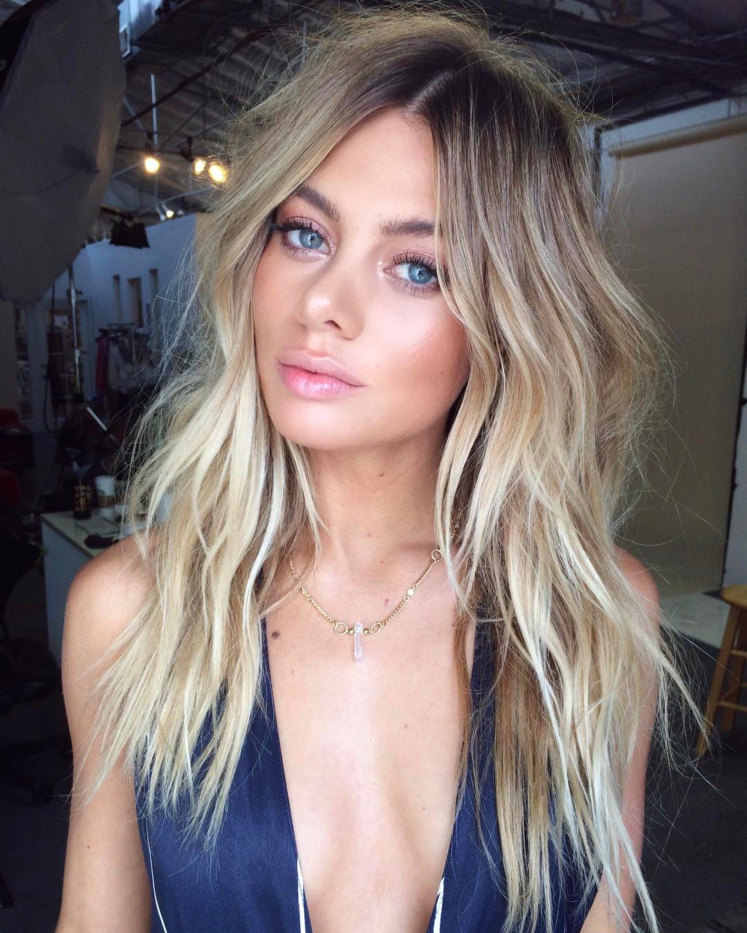 Layered Hairstyle with Waves for Long Thin Hair