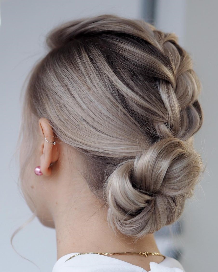 Prom Short Hair Bun