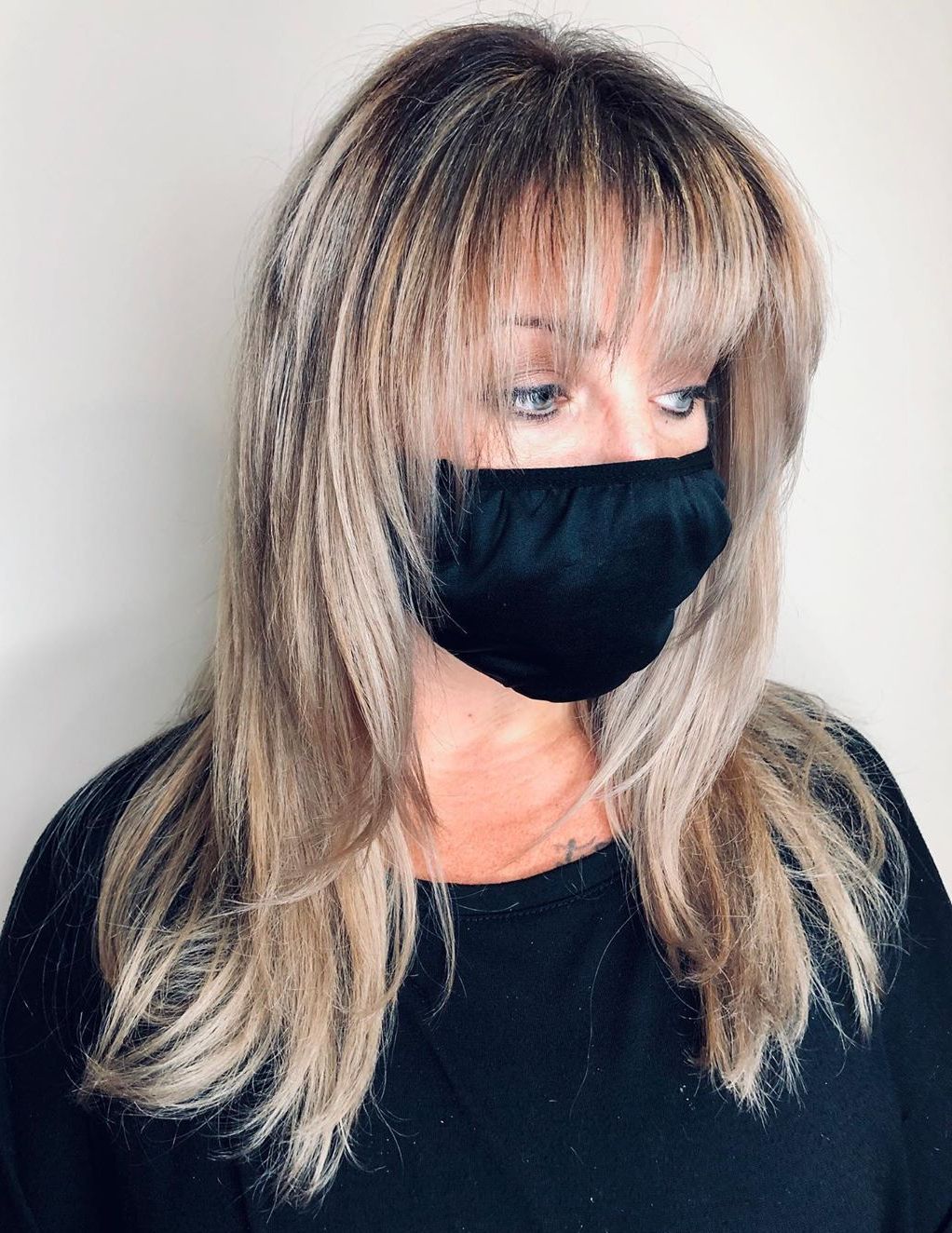 Bangs and Face-Framing Layers for Long Hair