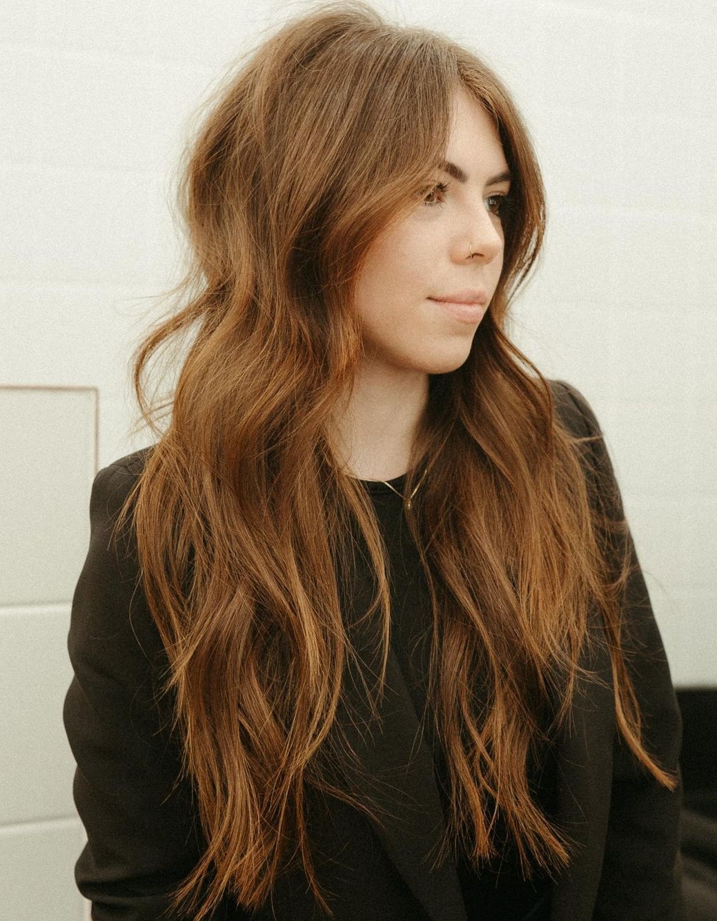Thin Hair Long Messy Wolf Cut