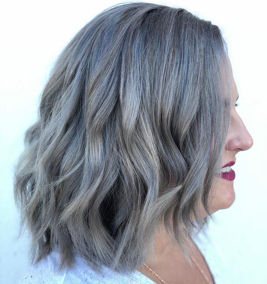 Hair Colors for Gray Hair with Highlights