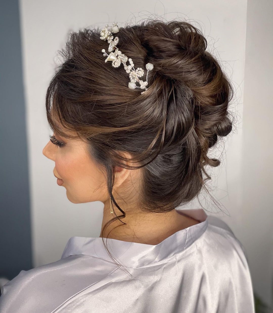 French Twist with Hair Jewelry
