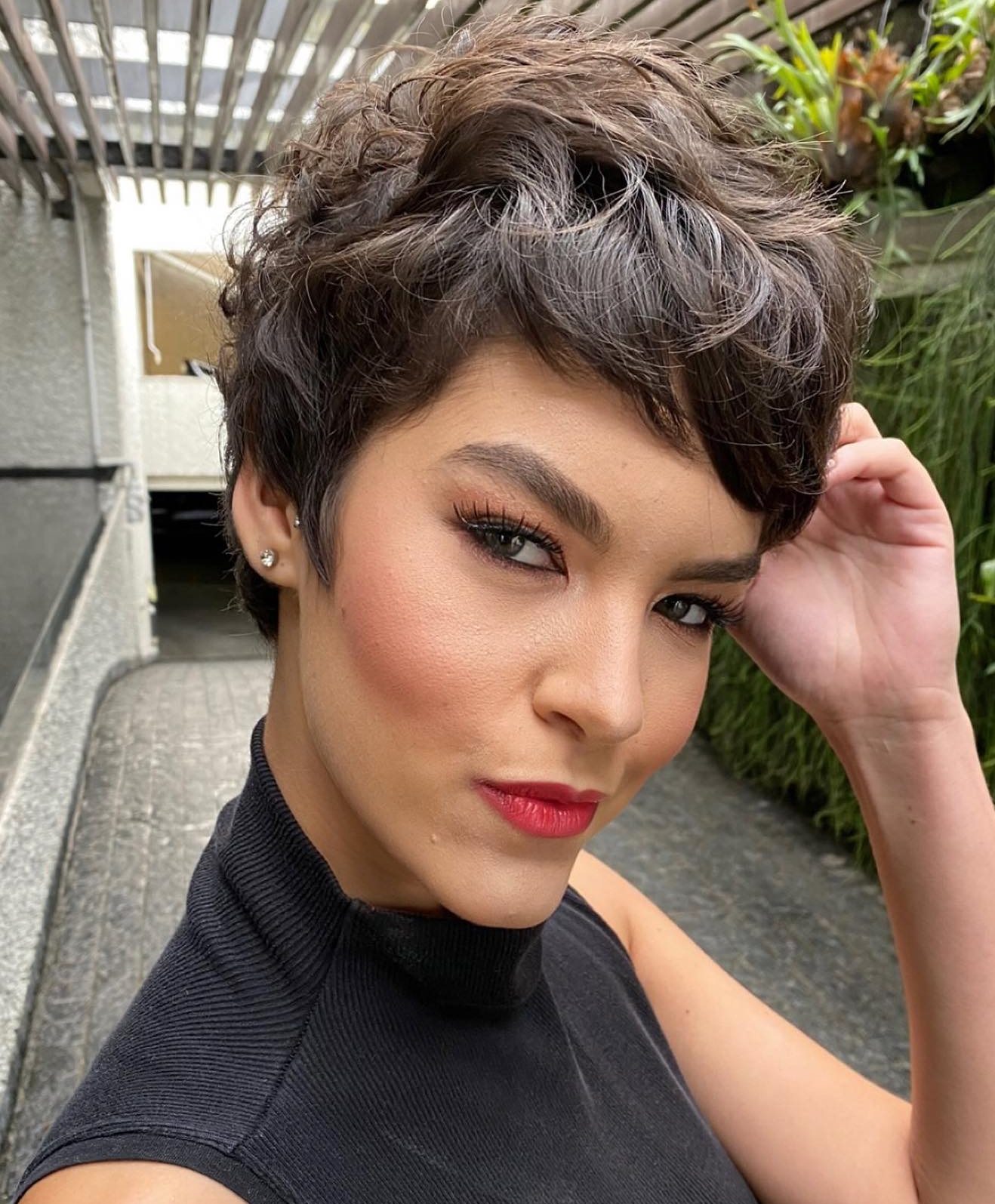 Fluffy Pixie for Girls with Thick Wavy Hair