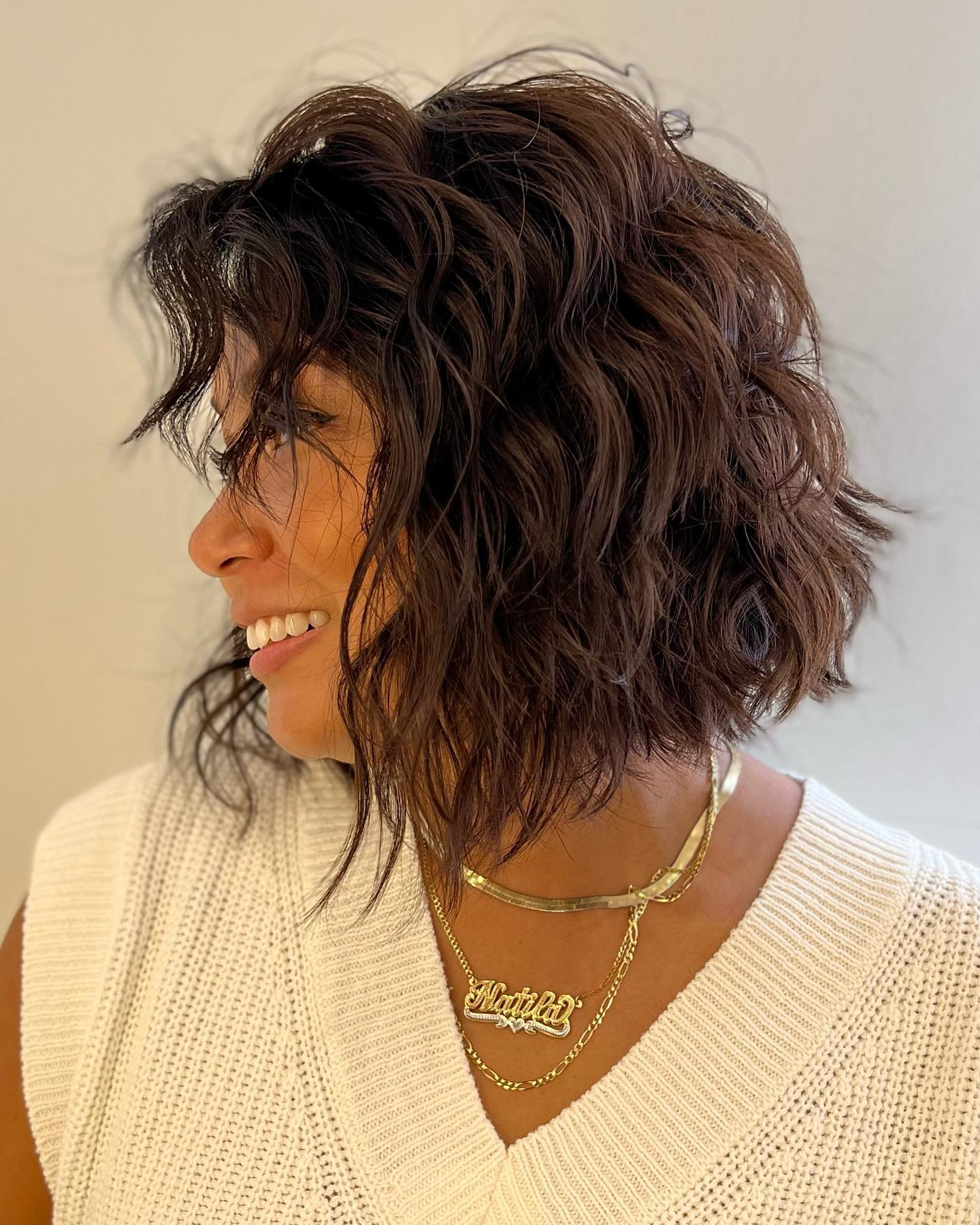 Beach-Inspired Fluffy Lob