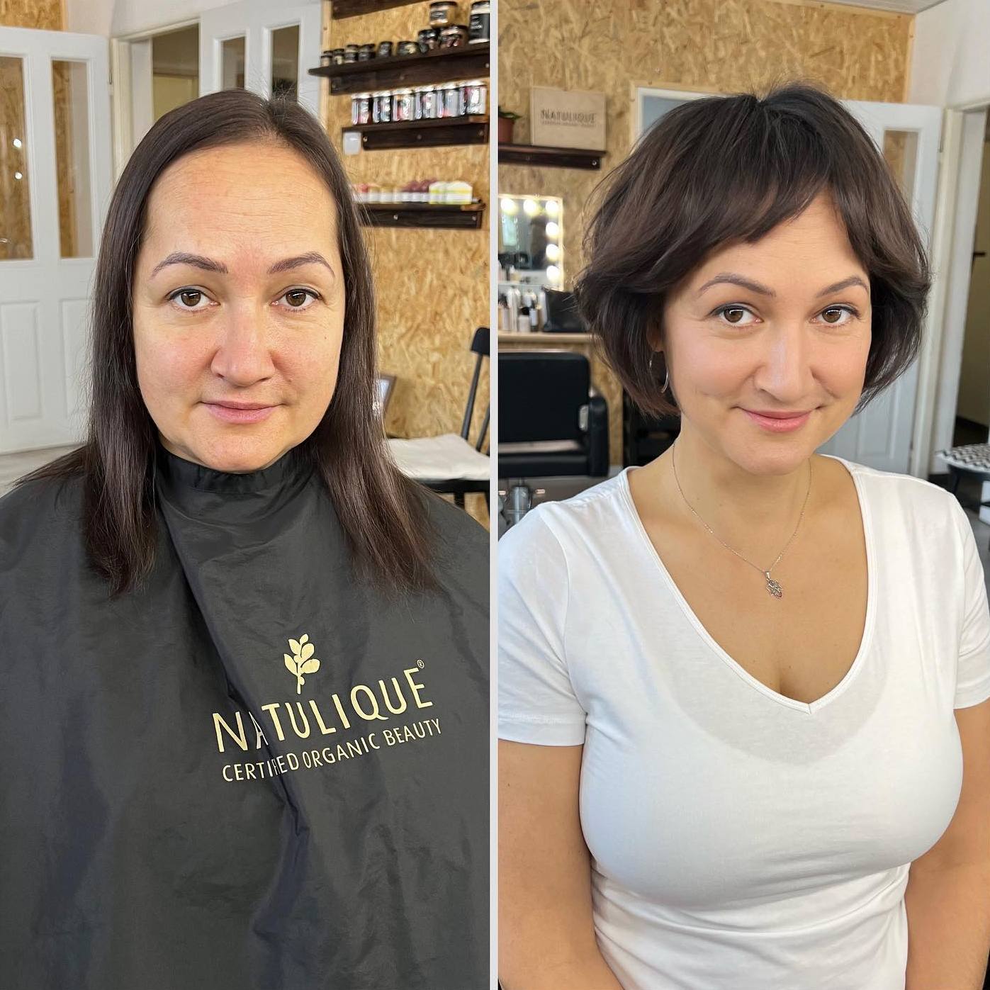 Short Messy Bob to Look Younger