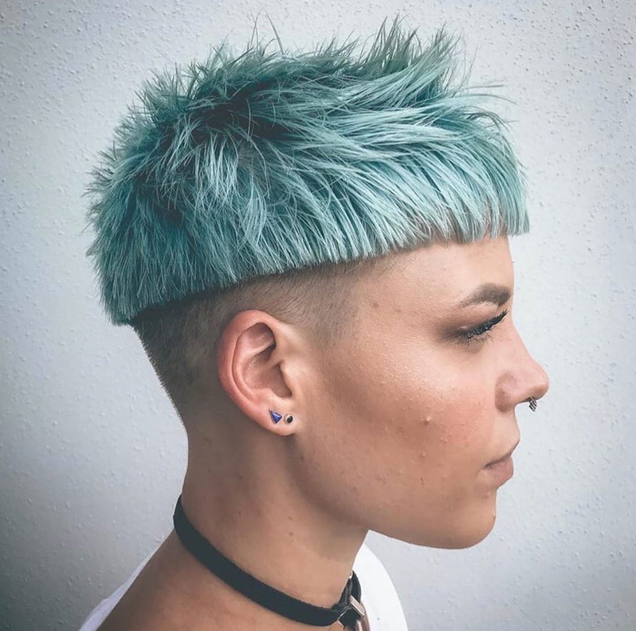 Blunt Bowl Cut with Spikes