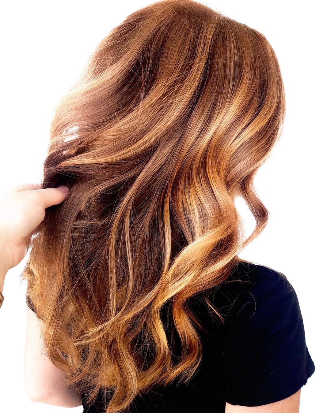 Strawberry Blonde Highlights for Light Brown Hair