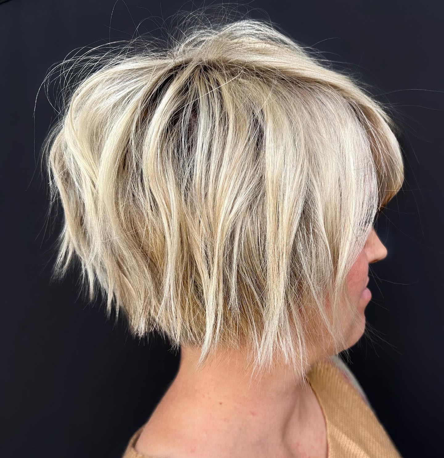 Choppy Fluffy Pixie Bob Haircut