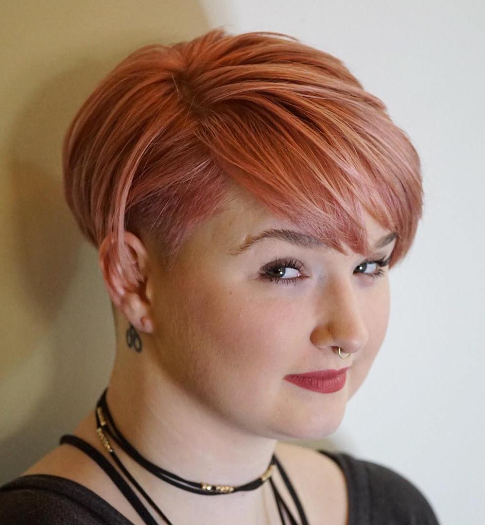 Bob Undercut with Shaved Temple