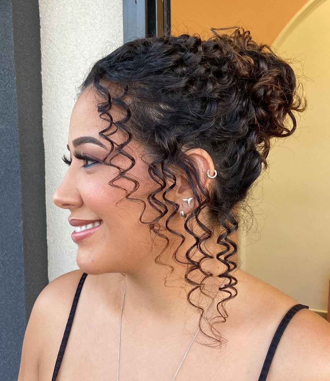 Wedding Bun Hairstyle for Natural Hair