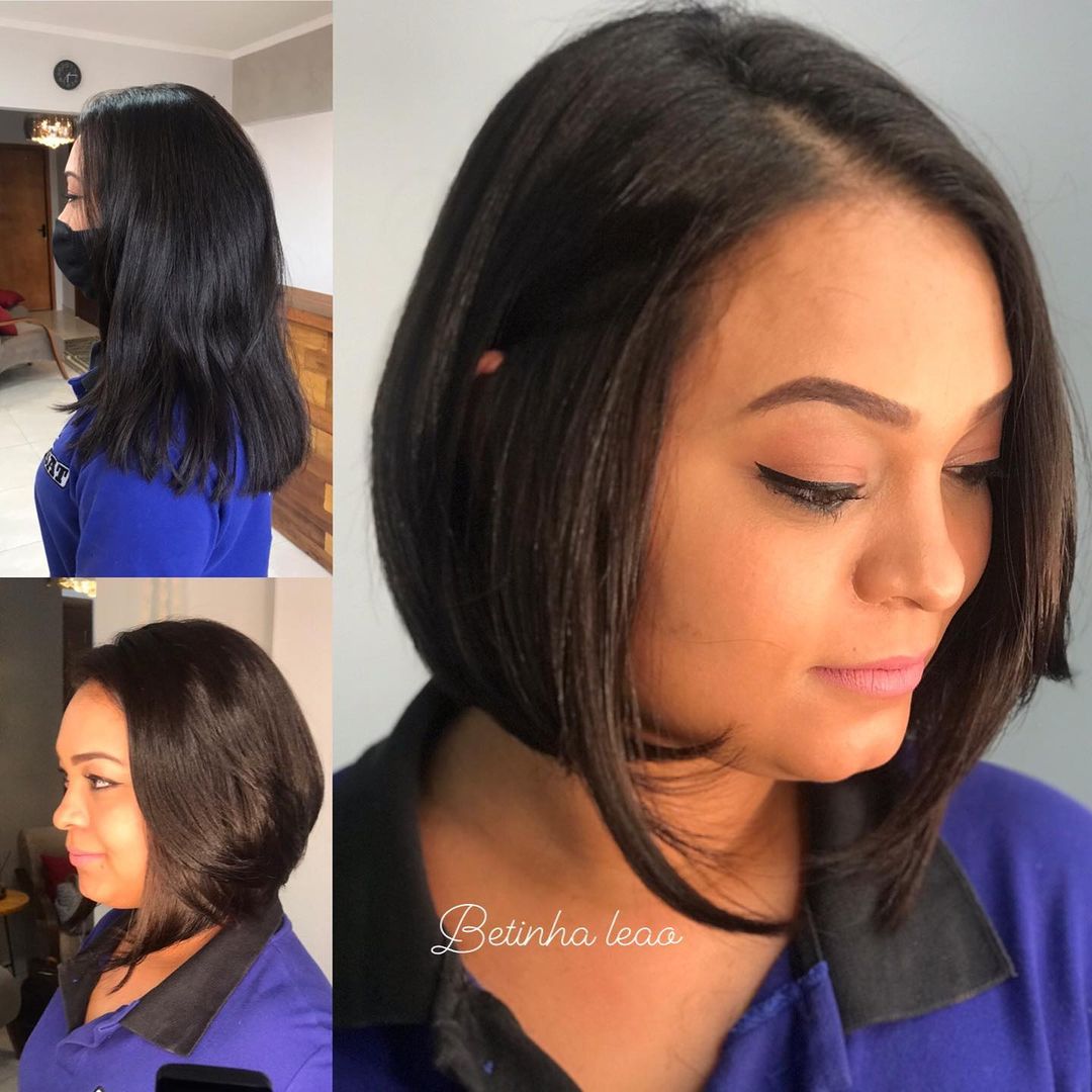 Short Haircut for a Round Face