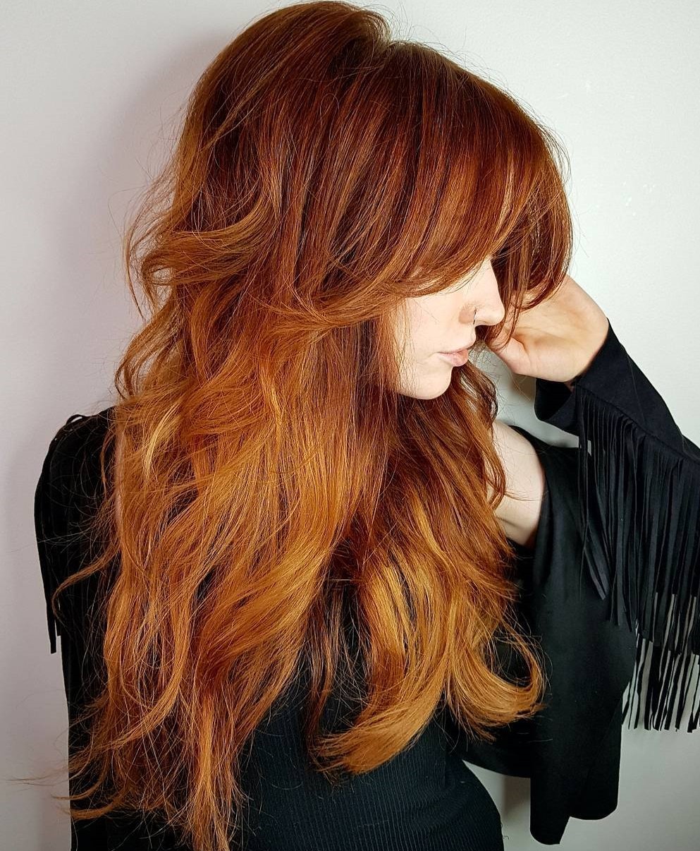 Bohemian Shag for Long Hair