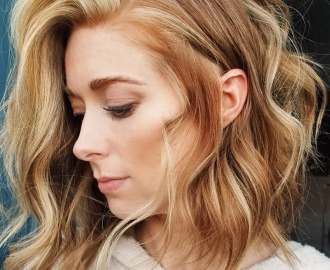 Cinnamon Hair with Blonde Highlights