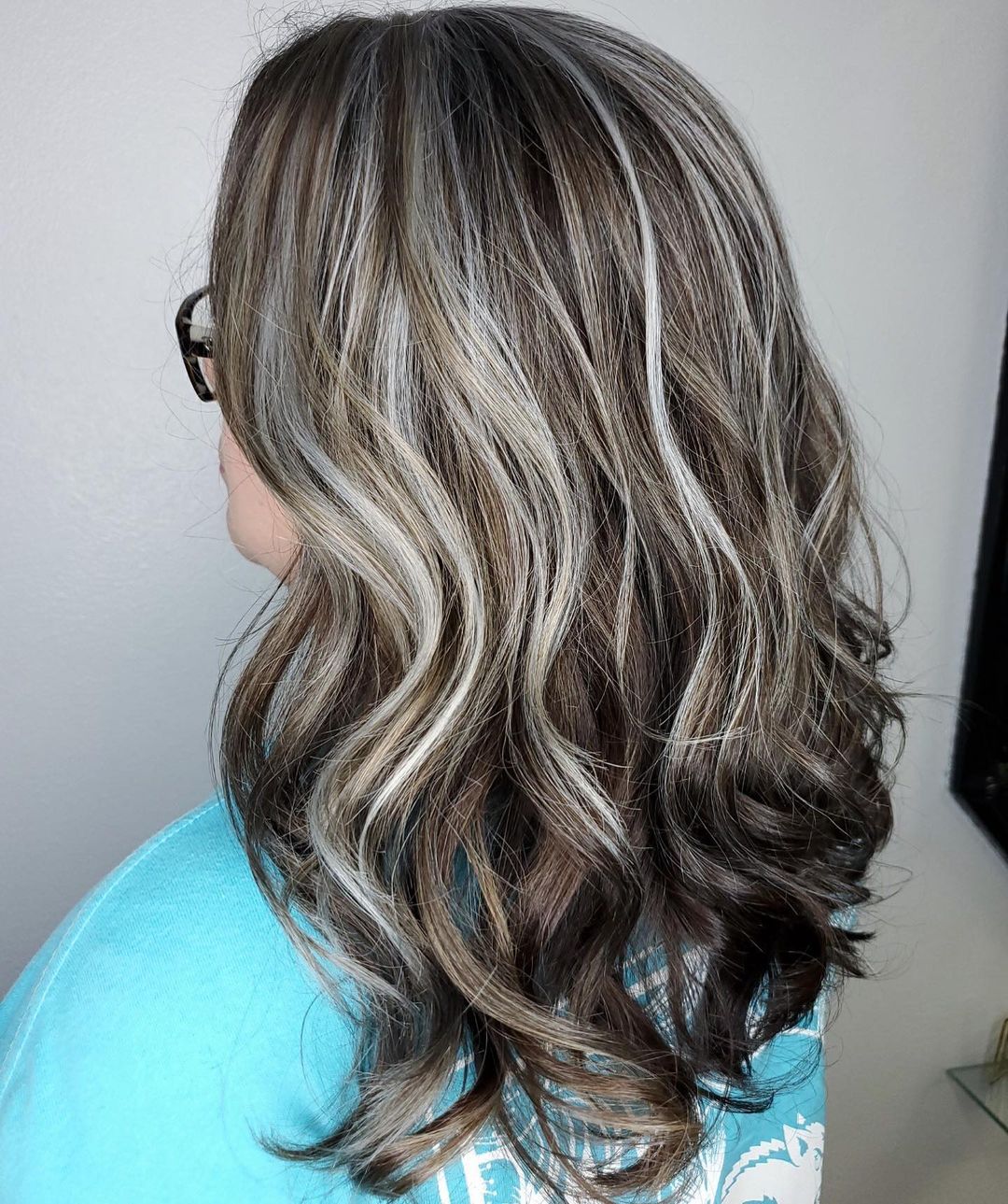 Gray Highlights for Dark Hair