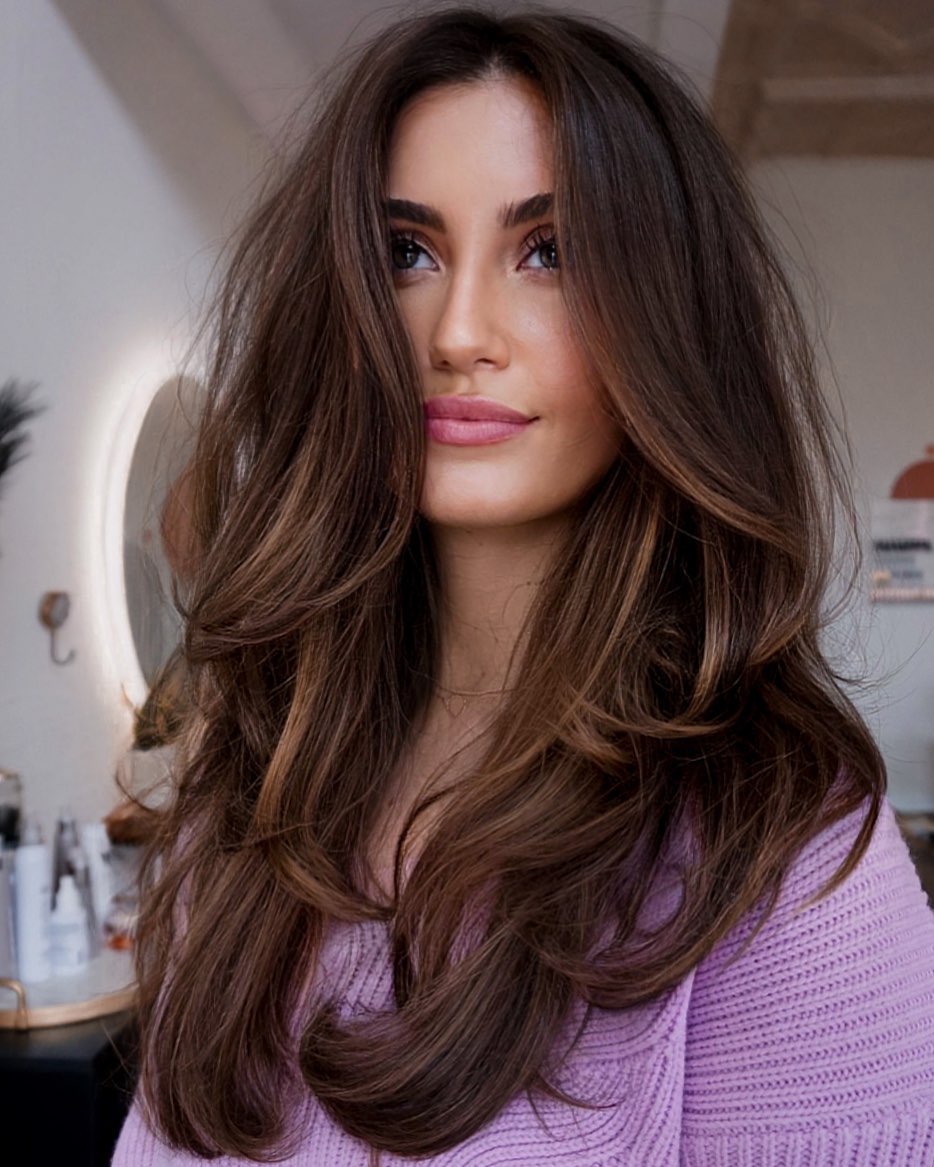 Long Haircut with Chunky Layers