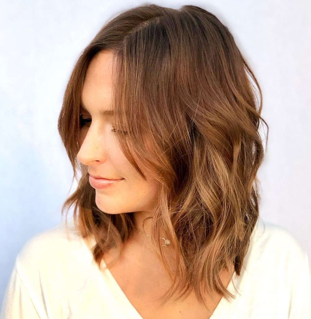 Medium Layered Hairstyle for Fine Hair