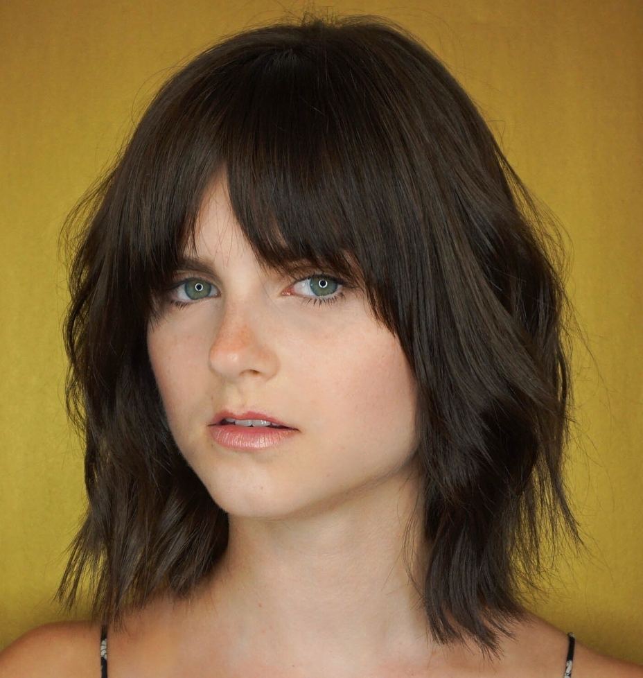 Shag Haircut with a Fringe